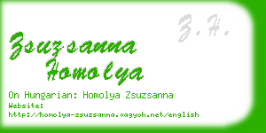 zsuzsanna homolya business card